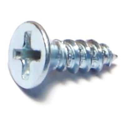 

#8 x 1/2 Zinc Plated Steel Phillips Flat Head Sheet Metal Screws