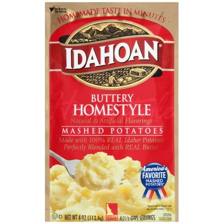 Idahoan, Buttery Homestyle Mashed Potatoes (Best Mashed Potatoes Russet)