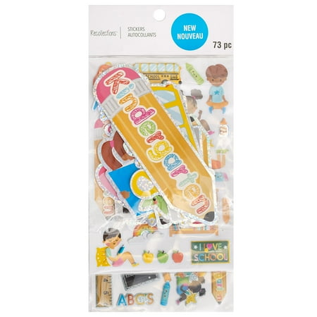 UPC: 0195158501377 | Kindergarten Dimensional Sticker Flip Pack by Recollections™