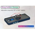 thumbnail image 6 of is Specially Designed for Motorola Moto G Play 2021 Anti-Fall,Anti-Fingerprint, Built-in 360° Rotating Ring Bracket Solid and Durable Magnetic car Phone case, Suitable for 6.5inches Male-Blue, 6 of 12