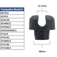 thumbnail image 2 of Jumpking HWEPC11.2-38 11.2 mm x 38 mm Enclosure Pole Cap, 2 of 3