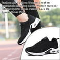 thumbnail image 3 of Qarigey 1 par de zapatillas de deporte de moda para mujer, zapatillas deportivas para primavera y otoño, zapatos deportivos para Fitness, Calzado Negro/35, 3 of 6