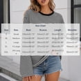 thumbnail image 4 of XUNKUSGA Womens Striped Tops Casual Loose Long Sleeve Crewneck Pullover Top Fashion Drop Shoulder Oversized Tunic Tops Comfortable Soft Fall Sweatshirt for Daily Wear XL, 4 of 7