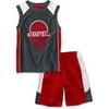Athletic Works - Boys' Reversible Jersey and Shorts Set