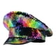 thumbnail image 2 of Sailor Hat Chuffeur Hat Fiest Sombrero Oficial de sombrero Ste Steampunk Cap para Masquerade Ball, 2 of 9