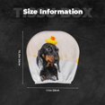 thumbnail image 5 of Goofa Dachshund Sitting in Bathtub Pattern 2 PCS Car Headrest Cover, Headrest Protector,Universal Interior Car Accessories, 5 of 6