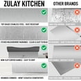 thumbnail image 7 of Zulay Kitchen Multi-purpose Stainless Steel Bench Scraper & Chopper Quick & Easy Perfect Cuts Gray, 7 of 7
