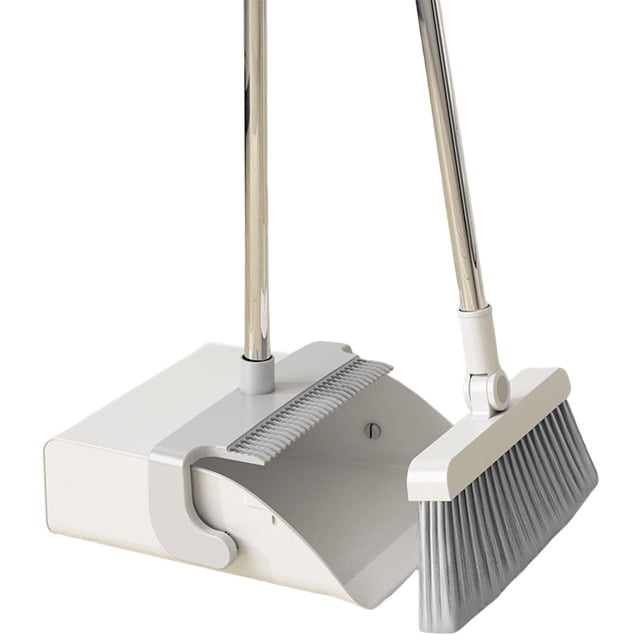 Folding B-Room Dustpan Set Home with Comb Teeth Lazy Sweeping Set
