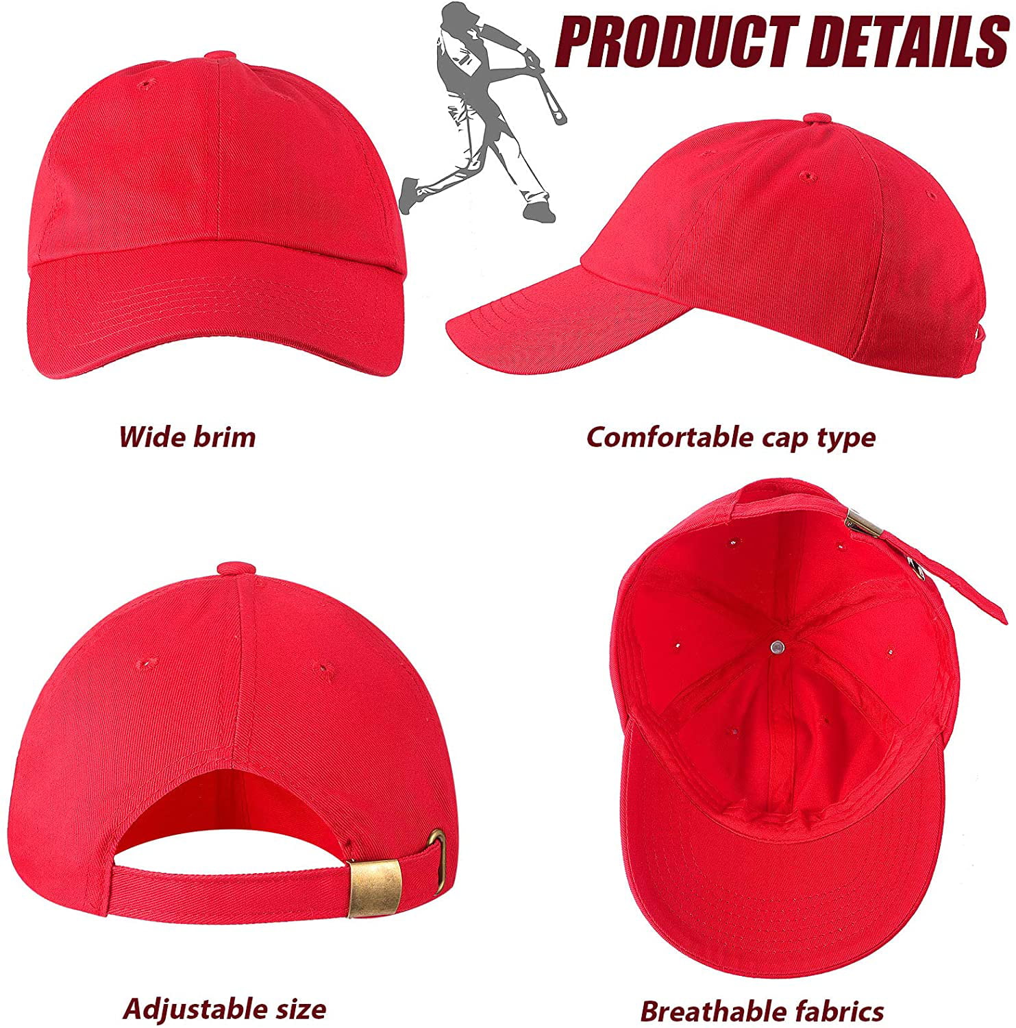 Summer Sun Mens Womens Baseball Hats Vintage Distressed Washed Caps Snapback