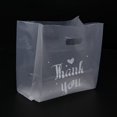 thumbnail image 4 of 100 Piezas Bolsa de Regalo de Plástico Thank You Bolsa de Compras de Plástico con Asa Bolsa de Regalo de Fiesta de Boda de Navidad Pastel Caramelo Pequeño, 4 of 7