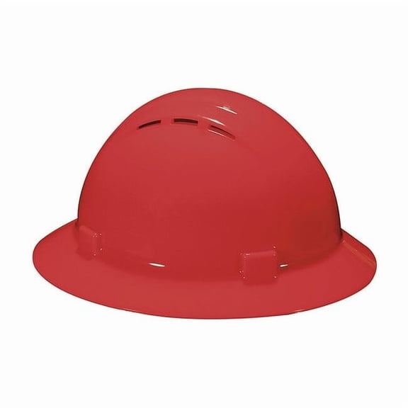 Hard Hat, Americana, Polyethylene, 4 Point Ratchet, Type 1, Class C, Red