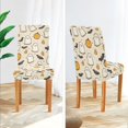thumbnail image 3 of Yayeee 4 Pack Dining Chair Covers Stretch Parson Chairs Slipcovers Seat Protector, Halloween Cute Ghosts, 3 of 6
