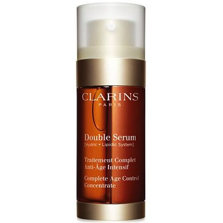 Clarins Double Serum Complete Age Control Concentrate Anti Aging Facial Serum, 1 Oz Clarins Double Serum Complete Age Control Concentrate Anti Aging Facial Serum, 1 Oz