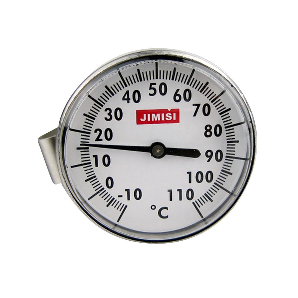 350ml Milk Frothing Jug Pitcher Barista Craft Jug + Thermometer