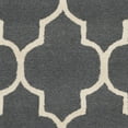 thumbnail image 5 of SAFAVIEH Cambridge Kevin Geometric Wool Area Rug, Dark Grey/Ivory, 4' x 6', 5 of 6