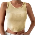 thumbnail image 1 of Birdeem Mode Femmes Aguichant Col Rond Sans Manches Tops Décontractés pour Sortir, 1 of 9
