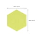 thumbnail image 3 of Multifunctional Hexagon Felt Wall Tiles 12 Pcs Collecting Board For DIY Enthusiasts In Assorted Color Presentation, 3 of 3