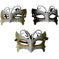thumbnail image 2 of 10 Pack Masquerade Masks Venetian Masks Halloween Party Wedding New Years Table Décor Mardi Gras Party Favor Party Accessory UNISEX, 2 of 2