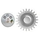 thumbnail image 3 of Espejo de pared redondo moderno y elegante con diseño de de sol, decoración de espejo decorativa de pared de tocador de baño para dormitorio, - Pta Sunnimix Espejo redondo de pared, 3 of 8