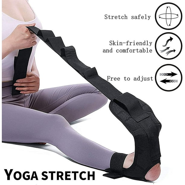 Yoga Stretching Strap Nonelastic Leg Foot Ligament Stretcher