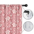 thumbnail image 4 of Blackout Kids Curtains,Pink Pioneer Flower and Paisley Pattern Childrens Insulated Curtains Set Of 2,Bedroom Essentials,Toddler Room Decor 42x84in(106x213cm), 4 of 5