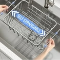 thumbnail image 5 of Btomtd Kitchen Sinks,Under Sink Organizers And Storage,Sink, Basket, Stainless Steel Sink, Vegetable Sink, Telescopic Kitchen Storage Rack, Dish Storage Rack, Kitchen Supplies, 5 of 6