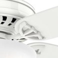 thumbnail image 3 of Hunter Fan Company 54022 Concentra Gallery 54 Inch Ceiling Fan w/ 1 Light, White, 3 of 4