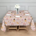 thumbnail image 3 of Princess Carriage Pattern Square Tablecloth,Waterproof Square Table Cover,Wipeable Spillproof Washable Table Cover for Home Kitchen Party Decor 42"X42"(107x107cm), 3 of 6
