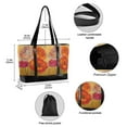 thumbnail image 2 of FORMRS Laptop Tote Bag for Women with 15.6" Computer Compartments Handbag, Orange Abstract Floral, 2 of 7