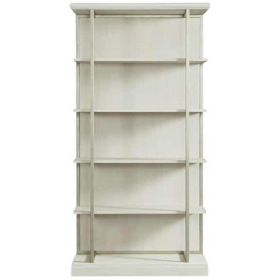 FurniFact Light Brown Bookcase Wood Bookshelf 4 Tier Bookshelf Tall Bookcase