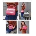 thumbnail image 5 of MIFORINES Bolso de mano con asa superior en forma de almohada de gelatina de verano para mujer, bolso de cristal transparente de Color caramelo, 5 of 5