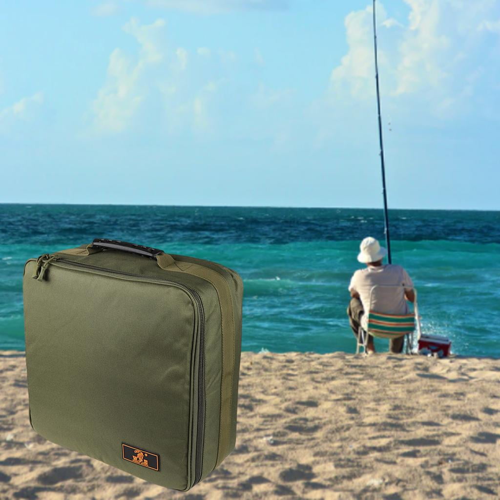 Fishing Tackle Storage Handbag for Fly Fishing, Carp fishing, Organizer for Fishing Accessories, Fishing , Tools, gear pouch for Outdoor Activities
