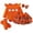Orange, variant on Kakishop Toddler Baby Girls Halloween Outfits Sleeveless Flower Print Dress Long Sleeve Ruffle Coat Bow Headband Clothing Sets Girl Toddler Clothes,Yellow