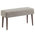 thumbnail image 2 of Mid Century Compact Upholstered Bench, Multiple Colors, 2 of 5