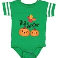 thumbnail image 3 of Inktastic Big Sister Pumpkins with Fall Leaves Girls Baby Bodysuit, 3 of 5