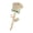 Golden, variant on fuxzkrlz Rhinestone Rose Brooch with Pearl Decor, Strong Buckle Brooch Pin, Alloy Elegant Flower Shape Pin for Coats Shirts Bags Accessories
