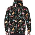 thumbnail image 7 of Fotbe Men's Hoodie with Cute Rabbit And Flower Pattern - Kangaroo Pocket Pullover Hooded Sweatshirt, Perfect for Daily Wear, Travel, and Home-X-Large, 7 of 7