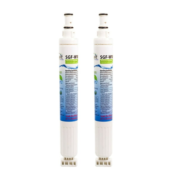 Swift Green Filters SGF-W10 Compatible Refrigerator Water Filter for 4396701,EDR6D1,FILTER 6,(2Pack)