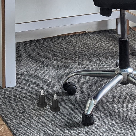 HAMPPLIES 6pcs Chair Leveler Plugs For Office Chairs Nonslip Fixed Feet Casters Easy Installation Material
