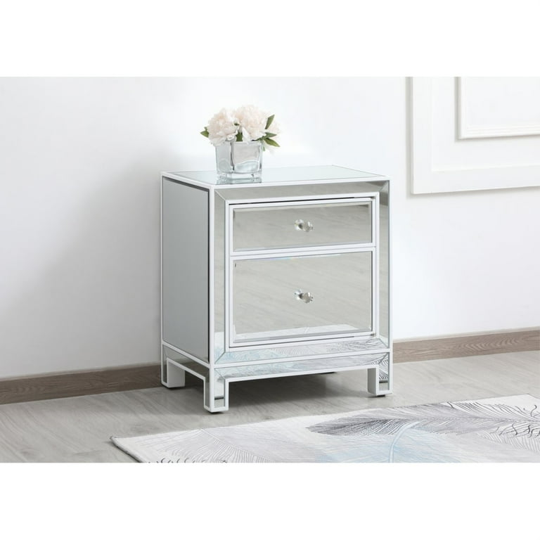Mirrored nightstand walmart deals