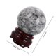 thumbnail image 2 of unbranded Bola De Cristal Decorativa Con Soporte De Madera Para Ambiente Artístico, 2 of 6