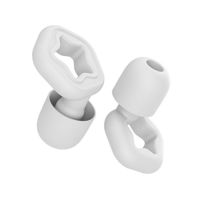 YINGQING Bouchons d'Oreilles Réutilisables Conçus pour Dormir sur le Côté Sans Pression Auriculaire Bouchons d'Oreilles Réduction de Bruit Intégrée (Trois Paires) Grand Petit et Moyen Design