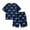 Navy, variant on Gyexs Boys Cotton Shorts Set 2 Piece Summer Clothes Toddler Motorcycle Prints Cute Outfits Army Green, 13-14 Years