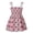 Red, variant on Edvintorg Summer Dresses Toddler Baby Girls' Floral Printed Sleeveless Suspender Beach Dress Children's Clothing 1-3.5 Years Party Dress for Kids Girl