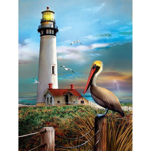 Cuadros Decorativos Full Diamond Bird Tower Animal Series Diamante redondo Resina E484 JShteea Nuevos Originales