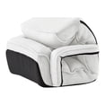 thumbnail image 4 of Loungie FC468-23WE-UE Posh Living Yuvan Chair with 5 Adjustable Positions, White Mesh, 4 of 8