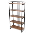 thumbnail image 2 of Lauxel 5 Tier Metal Framed Wood Shelf, 2 of 10