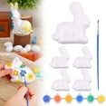 thumbnail image 2 of LYINGF DIY Foam Easter Bunny Decorations - Hand-Painted Children’s Craft Kit, Spring Party Activity Supplies, Non-Durable Holiday Tabletop Ornaments, Bunny Egg Art Project for Kids, 2 of 7