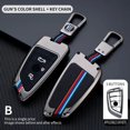 thumbnail image 1 of Car Key Case Cover Key Bag For Bmw G20 F20 G30 X5 X4 X3 X1 G05 X6 Accessories Car-Styling Holder Shell Keychain Protection, 1 of 9