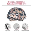 thumbnail image 4 of Paisley Pattern No.90129 Shower Cap, Reusable Bath Hair Hat for all Hair Lengths Hair Cover with Elastic Band Double Waterproof Layers Bathing Hat, 4 of 5